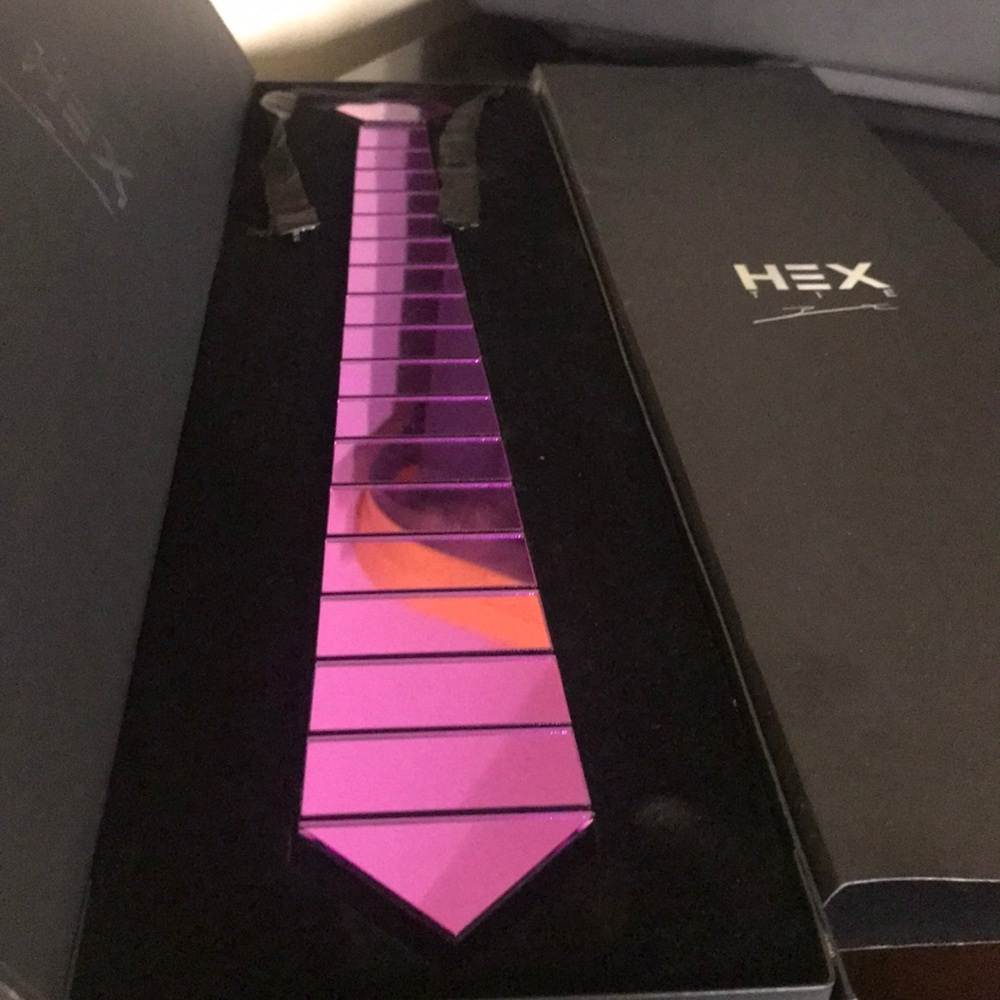 Purple Hex Tie